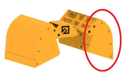 Odnímatelné boční stěny pro drapáky BOTL MR 50