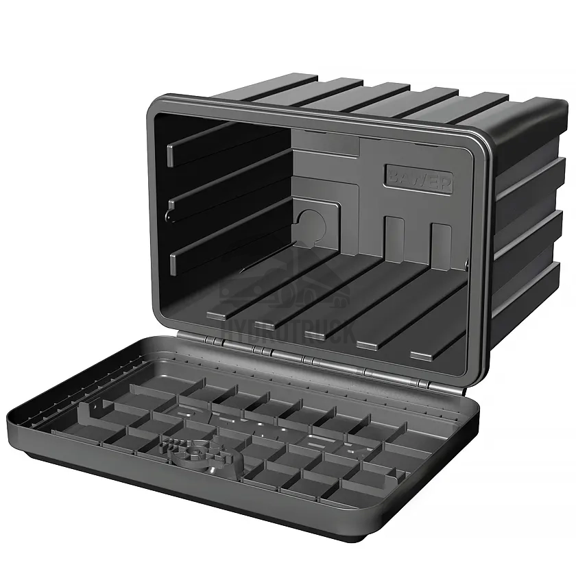 Plastový úložný box s víkem BAWER Easy 500x365x300mm E0 140 00
