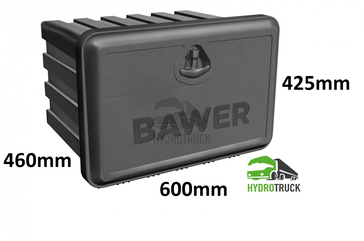 Plastový úložný box s víkem BAWER Easy 600x425x460mm E0 200 00